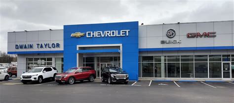 Get more information for Dwain Taylor Chevrolet Buick GMC in Murray, KY. See reviews, map, get the address, and find directions. Search MapQuest. Hotels. Food. Shopping. Coffee. Grocery. Gas. Dwain Taylor Chevrolet Buick GMC. Open until 6:00 PM (270) 767-6476. Website. More. Directions Advertisement. 1307 S 12th St Murray, KY 42071 Open …
